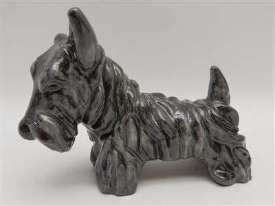 Terrier, Gmundner Keramik, um 1930/39 - Arte, antiquariato e gioielli