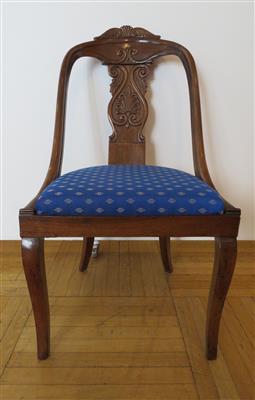 Biedermeier-Rundlehnsessel, Deutsch um 1830/40 - Umění, starožitnosti a šperky