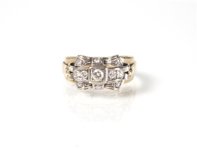 Brillant-Diamantdamenring zus. ca. 0,30 ct - Kunst, Antiquitäten und Schmuck