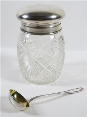 Glasgefäß mit Silbermontierung, Stumpf  &  Sohn - Arte, antiquariato e gioielli