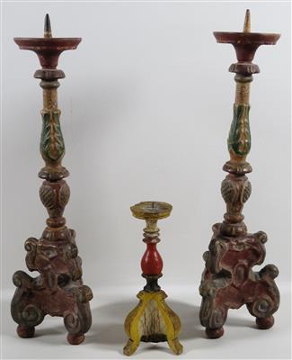 Paar Hausaltar-Kerzenleuchter - Art, antiques and jewellery