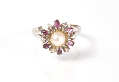 Diamantdamenring - Art, antiques and jewellery