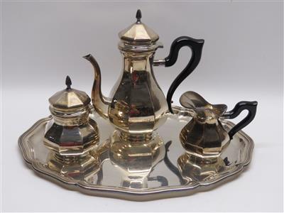 Vierteiliges Tee- oder Kaffeeservice, Italien 20. Jahrhundert - Art, antiques and jewellery