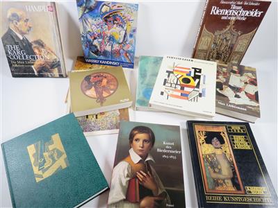 12 Kunstbücher - Art, antiques and jewellery