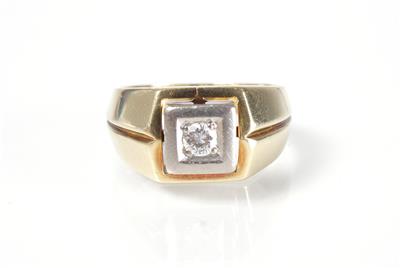 Brillantring ca. 0,25 ct - Art, antiques and jewellery