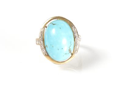 Diamantdamenring - Art, antiques and jewellery