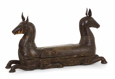 Zwei liegende Pferde, 20. Jahrhundert - Umění, starožitnosti a šperky