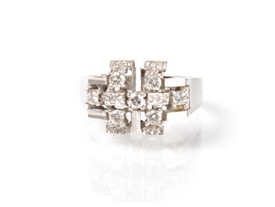 Brillantdamenring zus. ca. 0,25 ct - Jewellery