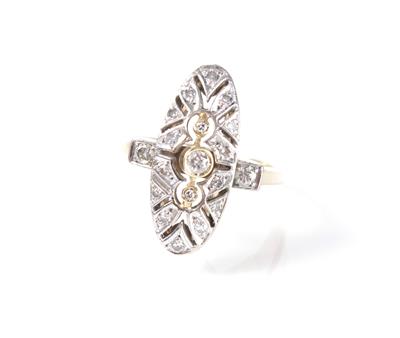 Brillant-Diamantdamenring - Art, antiques and jewellery