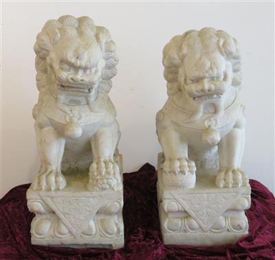 Paar Wächterlöwen - Fo-Hunde, China, 20. Jahrhundert - Art, antiques and jewellery