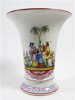 Vase, Sächsische Porzellanfabrik Carl Thieme, Potschappel 20. Jahrhundert - Art, antiques and jewellery