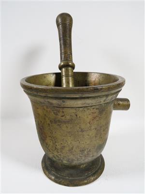 Mörser mit Pistill, 1. Hälfte 20. Jahrhundert - Art, antiques and jewellery