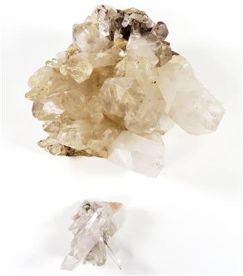 Ein großer und ein kleiner Bergkristall - Minerals and fossils