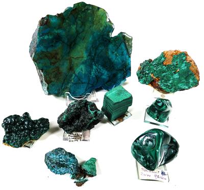 Malachit und Pseudomalachit - Minerals and fossils