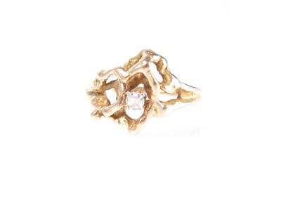 Diamantdamenring - Art, antiques and jewellery