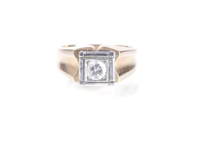 Solitärring ca. 0,50 ct - Art, antiques and jewellery