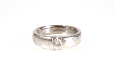 Solitärring ca. 0,30 ct - Art, antiques and jewellery