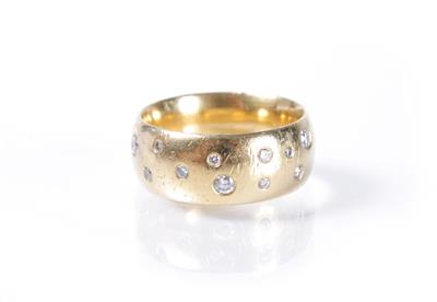 Brillant-Diamantring zus. ca. 0,53 ct - Art, antiques and jewellery