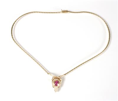 Brillantcollier zus. ca. 0,40 ct - Arte, antiquariato e gioielli