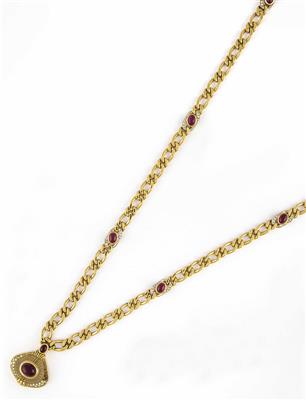 Brillantcollier zus. ca. 0,75 ct - Kunst, Antiquitäten und Schmuck