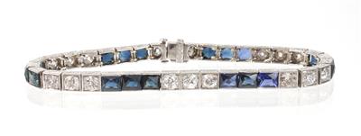 Altschliffdiamantarmband zus. ca. 2,60 ct - Art, antiques and jewellery