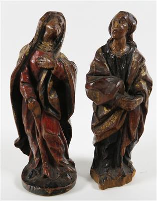 Zwei barocke Assistenzfiguren, Alpenländisch, 18. Jahrhundert - Arte, antiquariato e gioielli