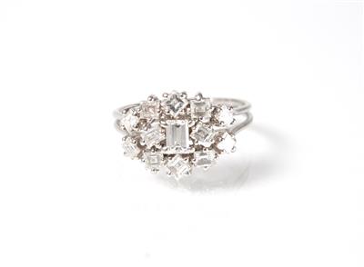 Diamantdamenring zus. ca. 0,95 ct - Jewellery