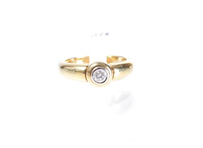 Solitärring ca. 0,14 ct - Kunst, Antiquitäten und Schmuck