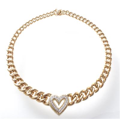 Brillantcollier zus. ca. 0,85 ct - Arte, antiquariato e gioielli