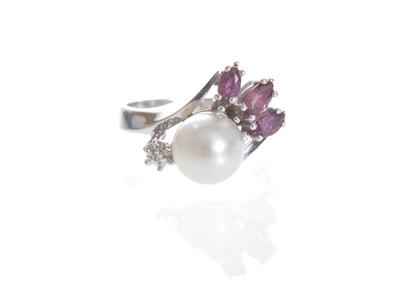 Diamantdamenring - Art, antiques and jewellery