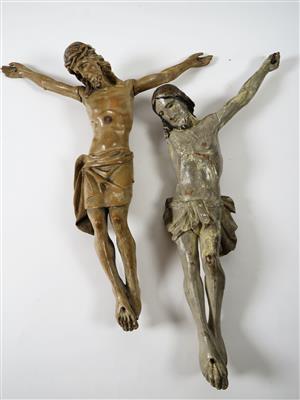 Zwei Kruzifixkorpusse, 19. Jahrhundert - Umění, starožitnosti a šperky