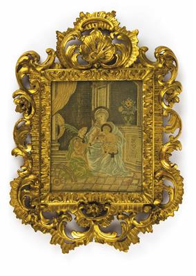 Barocker Bilder- oder Spiegelrahmen, 18. Jahrhundert - Kunst, Antiquitäten und Schmuck