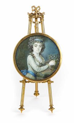 Französischer Miniaturist, um 1780 - Umění, starožitnosti a šperky