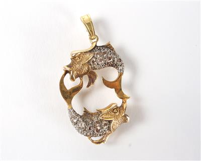 Sternzeichenanhänger "Fisch" - Jewellery, antiques and art