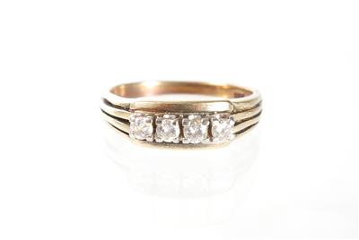 Brillantring zus. ca. 0,30 ct - Jewellery, antiques and art