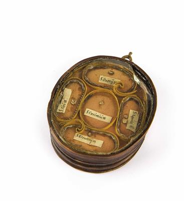 Horndose-Reliquienkapsel, Salzburg, 17. Jahrhundert - Jewellery, antiques and art