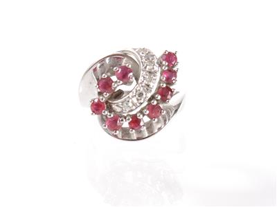 Diamantdamenring - Jewellery, antiques and art