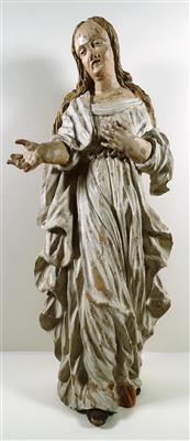 Barock-Skulptur, Weibliche Heilige, 18. Jahrhundert - Gioielli, arte e antiquariato