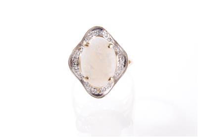 Diamantdamenring - Jewellery, antiques and art