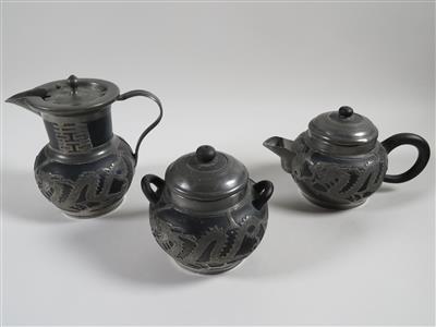 Teeservice, 3 Stück, China um 1900/30 - Schmuck, Kunst und Antiquitäten