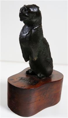 Sitzende Katzengöttin - Bastet, um 1900 - Gioielli, arte e antiquariato