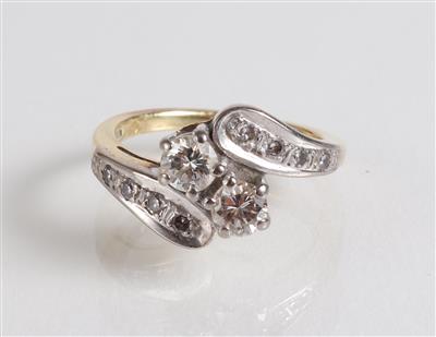 Brillant-Diamantdamenring - Jewellery, antiques and art