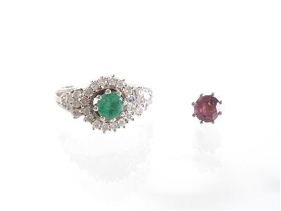 Diamantdamenring - Jewellery, antiques and art