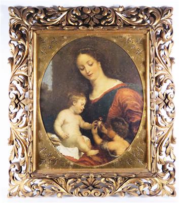 Holzgeschnitzter Florentiner-Bilder- oder Spiegelrahmen, Ende 19. Jahrhundert - Gioielli, arte e antiquariato