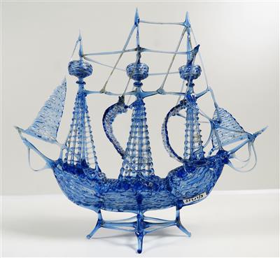 Segelschiff, Deutsch, wohl Thüringen, 20. Jahrhundert - Schmuck, Kunst und Antiquitäten