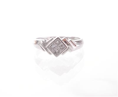 Diamantdamenring zus. ca 0,40 ct - Schmuck, Kunst und Antiquitäten