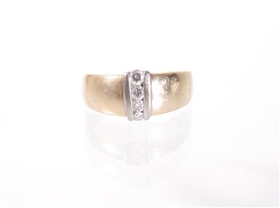 Brillantdamenring zus. ca. 0,15 ct - Schmuck, Kunst und Antiquitäten