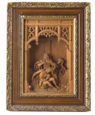 Diorama - Kastenbild, in der Art Sebastian Steiner (Sterzing 1836-1896 Untermais bei Meran) - Jewellery, antiques and art