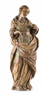 Weibliche Heilige, Süddeutsch, Mitte 18. Jahrhundert - Schmuck, Kunst und Antiquitäten