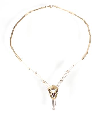 Brillantcollier zus. ca. 0,20 ct - Gioielli, arte e antiquariato